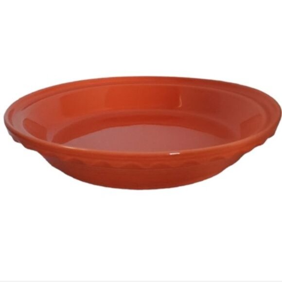 Fiestaware FIESTA CERAMIC Pie Plate Deep Dish Baker Baking Bake Bakeware Poppy - Picture 1 of 9